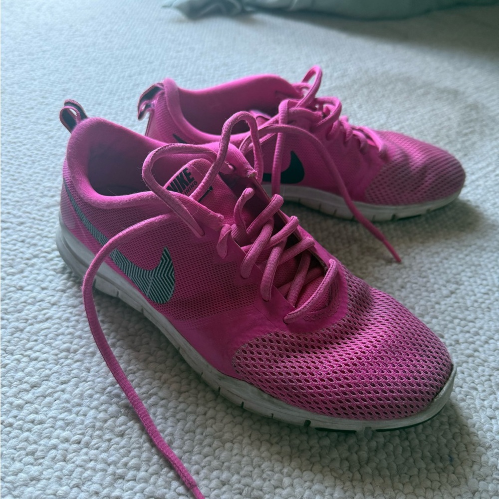 Nike Fuchsia Sneakers with White Accents